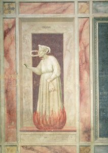Afgunst, c.1305 door Giotto di Bondone